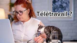 POURQUOI LE TÉLÉTRAVAIL  TELEWORKING [upl. by Nylyrehc]