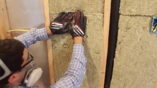 How to Insulate Walls with Rockwool  by Home Repair Tutor [upl. by Cathrine]