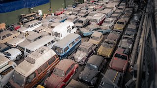 INSANE 175 CLASSIC CARS BARN FIND COLLECTION in London [upl. by Monika]