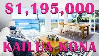 INCREDIBLE CONDO Kailua Kona OCEAN Front Views Hawaii Real Estate [upl. by Orsa]