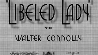 Libeled Lady 1936 title sequence [upl. by Aiello99]