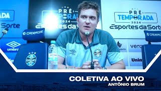 AO VIVO  COLETIVA ANTÔNIO BRUM  3001 [upl. by Thgiled]