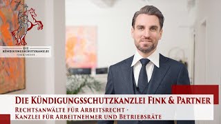 Kanzlei für Arbeitsrecht  Anwälte für Arbeitnehmer und Betriebsräte  Die Kündigungsschutzkanzlei [upl. by Robins618]