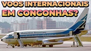 VOOS INTERNACIONAIS EM CONGONHAS [upl. by Emirac]