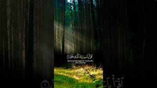 Surah Al Alaq  اقراء  Beautiful voice newislamicvideos2024 [upl. by Yasu]