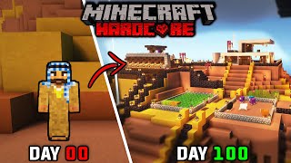 I Survived 100 Days in Badlands Only World in Minecraft Hardcore [upl. by Norrv]