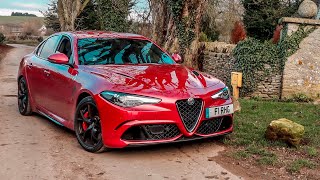 How Winter Tyres Transform The Alfa Romeo Giulia Quadrifoglio [upl. by Llevol]