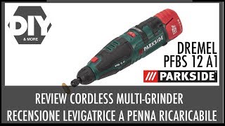 REVIEW CORDLESS MULTIGRINDER PARKSIDE PFBS 12 A1RECENSIONE LEVIGATRICE A PENNA PARKSIDE [upl. by Nomma]