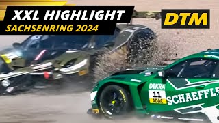 The worst crash of the season so far 😳  Race 2 XXL Highlight  DTM Sachsenring 2024 [upl. by Aural]