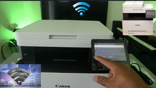 How to Connect Canon MF651CW MF641Cw MF652Cw Laser Printers To A Wireless Network [upl. by Grindle745]