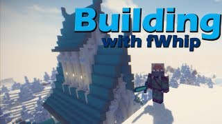 Building with fWhip  New face who dis  Elven Build 031 Minecraft 112 Survival [upl. by Annor395]