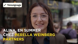 Témoignage AlumnEye  Alina étudiante HEC en Summer IBD chez Perella Weinberg Partners [upl. by Levana]