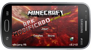 MINECRAFT PE 0142  DOWNLOAD APK MODIFICADO TEXTURA PVP   MINECRAFT POCKET EDITION [upl. by Margarete]