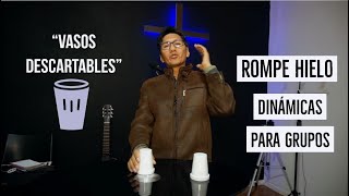 Rompe hielo  Vasos descartables  Dinámicas para grupos [upl. by Vastah]