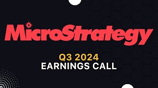 Microstrategy Q3 2024 Earnings Call [upl. by Odlanyer148]