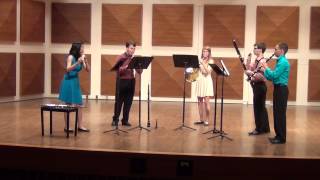 D’Rivera  Aires tropicales for Wind Quintet [upl. by Tuhn]