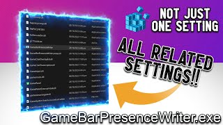 Gamebar Presence Writer  Disable ALL related settings  Fix All Stuttering in Games Completely 💯 [upl. by Annaerb982]