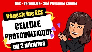 👩‍🔬Réussir lECE de Spécialité Physique Chimie  CELLULE PHOTOVOLTAÏQUE  TERMINALE [upl. by Iclehc]