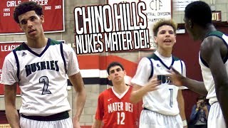 PRIME CHINO HILLS DESTROYS MATER DEI Lonzo Ball QUADRUPLE DOUBLE Worst MD Loss OF ALL TIME [upl. by Nreval150]