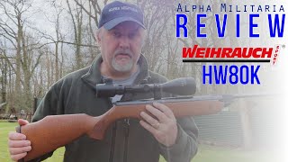 Weihrauch HW80k Review and Accuracy Test  A classic springer rifle [upl. by Ahsinot]