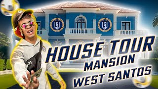 HOUSE TOUR MANSIÓN WEST SANTOS  PESQUE [upl. by Maag200]