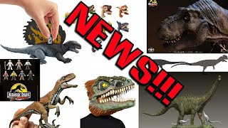 NEWS New Mattel Dino Trackes Edaphasaurus New Atrociraptor set New Pop Ups amp much more [upl. by Jonell]