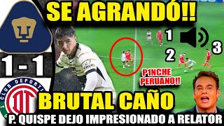 BRUT4L CAÑO PIERO QUISPE DEJO EL SHOCK A COMENTARISTAS CON TREMENDO LUJO SE AGRANDÓ EL PERUANO [upl. by Annayk]