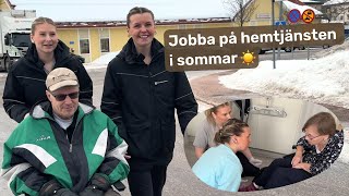 Jobba på hemtjänsten i sommar ☀️ [upl. by Minerva]