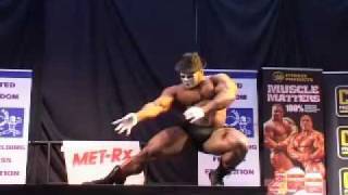 BodyPower Expo 2009  Kai Greene guest posing [upl. by Elleuqar689]