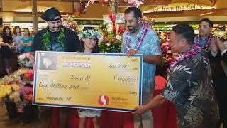 Kapahulu Safeway Monopoly winner [upl. by Coletta43]