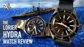 The Best MicroBrand Diver Under 400 For 2019  Lorier Hydra 200m Dive Watch Review [upl. by Einaled]