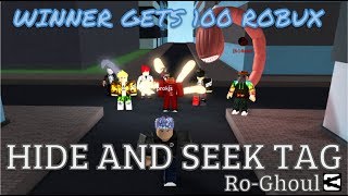 100 ROBUX HIDE AND SEEK TAG  IM BACK ON YOUTUBE  RoGhoul [upl. by Nevear]