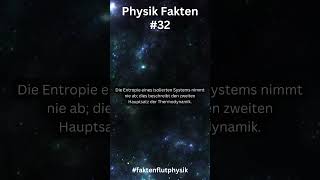 Die Entropie eines shorts physik physics wissenschaft science [upl. by Akerdal56]