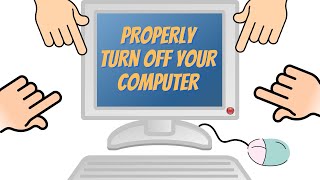 How to Properly Shut Down Your Computer  For Dummies [upl. by Feeney]