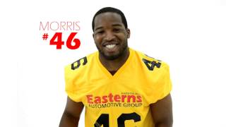 Alfred Morris and Brian Orakpo Sing the Easterns Jingle [upl. by Ellohcin]