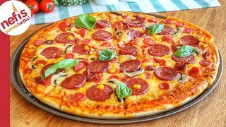 Abartmıyoruz 🏆 100000 Kişinin Denediği Tüm Zamanların En İyi Pizza Tarifi 🥇🙌🏻 [upl. by Llien]