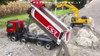 Iveco Trakker Hi Land Scale 114 Discharge Crushed Stone [upl. by Kuster]