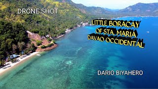 Little Boracay Beach Resort Drone Shot Sta Maria Davao Occidental October 26 2023 [upl. by Schonfeld]