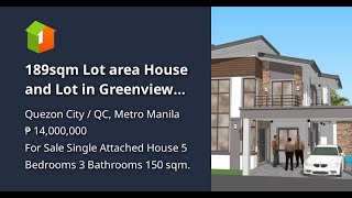 189sqm Lot area House and Lot in Greenview Executive Village [upl. by Domingo]