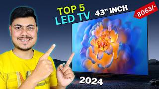 I Select Best 43 Inch 4k Led Tv For Brilliant Picture Quality  Top 5 43 Inch Led Tv In 2024 [upl. by Ullyot769]