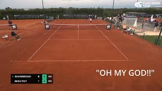 Corentin Moutet CANNOT BELIEVE He Hit This TWEENER Winner 🤯 [upl. by Zeiger]