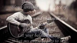 Wind Of Change  Scorpions With Lyrics [upl. by Burkley]