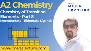 A Level Chemistry  Chemistry of Transition Elements  Lecture 8  Monodentate  Bidentate Ligands [upl. by Bascomb]