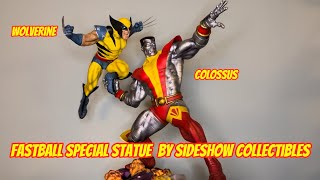 Colossus amp Wolverine Fastball Special Statue by Sideshow Collectibles [upl. by Llenyt]