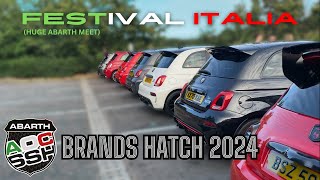 ABARTH meet Brands Hatch Festival Italia 2024 [upl. by Lamori]