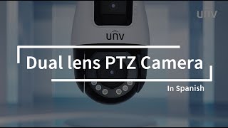 UNV Duallens PTZ Camera In Spanish [upl. by Onstad]