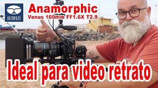 Prueba objetivo  Lente Anamórfico Sirui 100mm FF16X T29 Lumix S5II  EN ESPAÑOL [upl. by Neeneg]