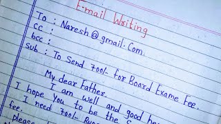 Email writing format । Email Writing In English । Email kai se likhte hain 🔥💯 [upl. by Zeralda]