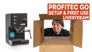 Profitec GO  Unboxing Startup amp First Use [upl. by Annayehc810]