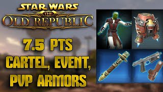 SWTOR  751 Early News amp New Cartel Jedi amp Hair Acolyte Looks available today InGame Preview [upl. by Tomlin]